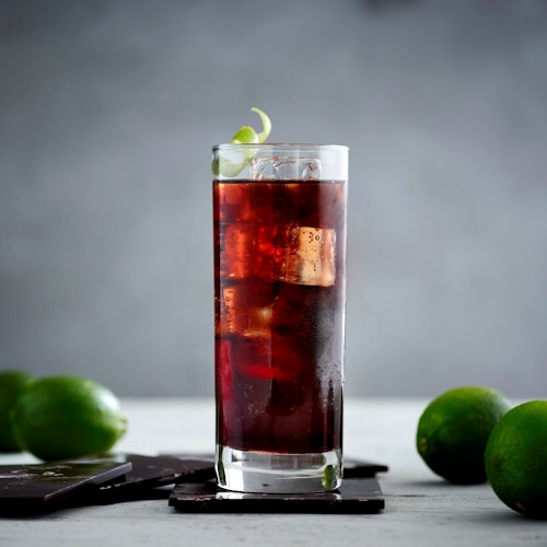 Berry Coke Mocktail